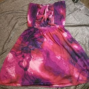 Beautiful strapless dress size large